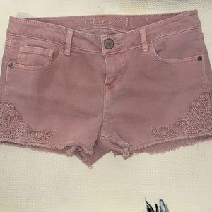 Rue21 shorts size3/4  pink